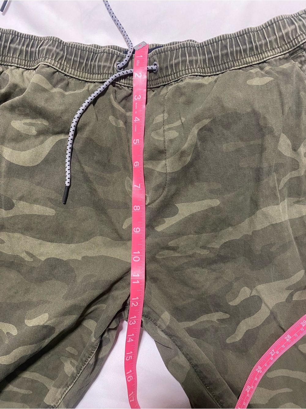 Aeropostale Men's Camo Jogger pants - Olive Green - Picture 12 of 13